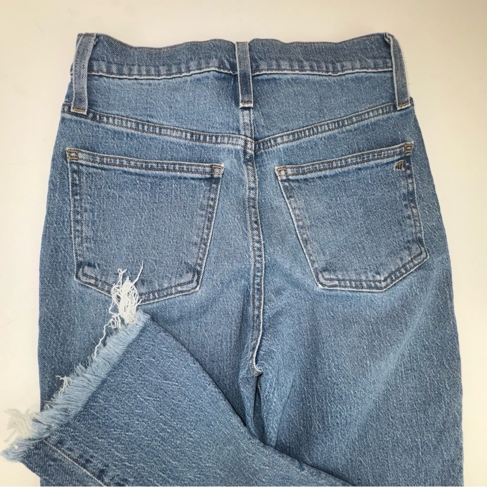 Madewell Women’s Perfect Vintage Jean High Rise Raw Hem Size 25 NWOT - Picture 9 of 16